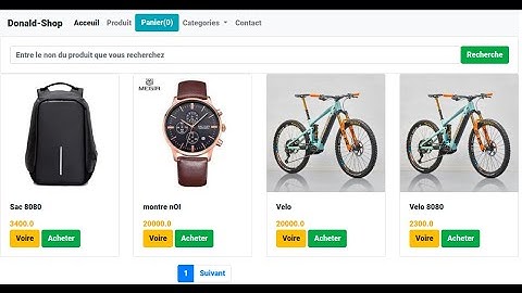 Construire un site Web de E-commerce  avec Django et Python #1