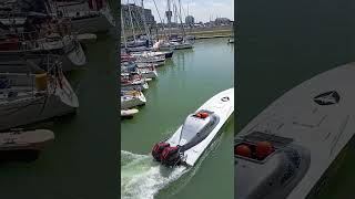 Powerboat 888 Launch &amp; Team – 2025 Belgian &amp; World Offshore Championship #powerboat #speedboat #888