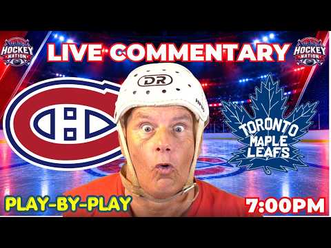 🔴 LIVE: HABS vs LEAFS! Season Opener Watch Party