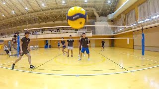 Volleyball GoPro in JAPAN | Libero POV | 6 VS 6 | Men`s Team