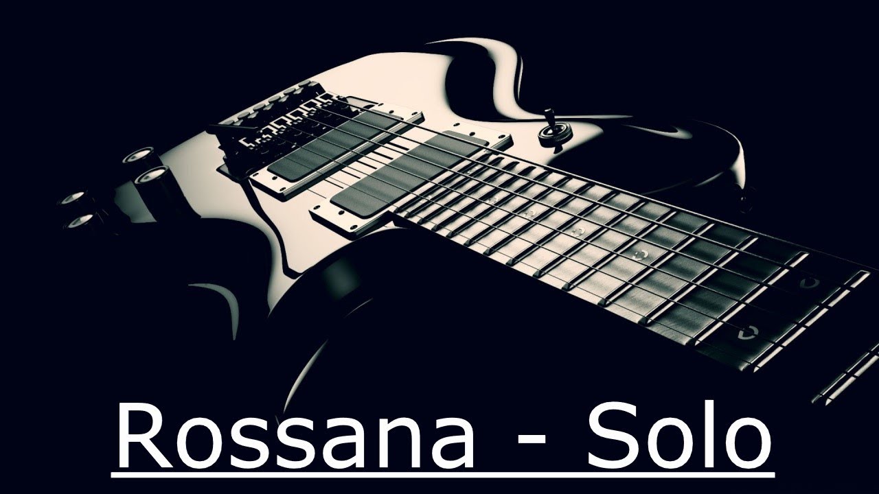 ToTo - Rosanna - Guitar Solo1 - By - Kostja Dugaro (backing track)