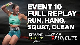 The 2026 CrossFit Games Women's Individual Event 10 Replay | Run, Hang, Squat, Clean screenshot 2
