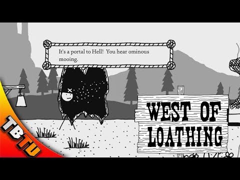 WEST OF LOATHING GAMEPLAY E3 - COW PORTAL TO HELL! - Awesome Steam Games - TagBackTV