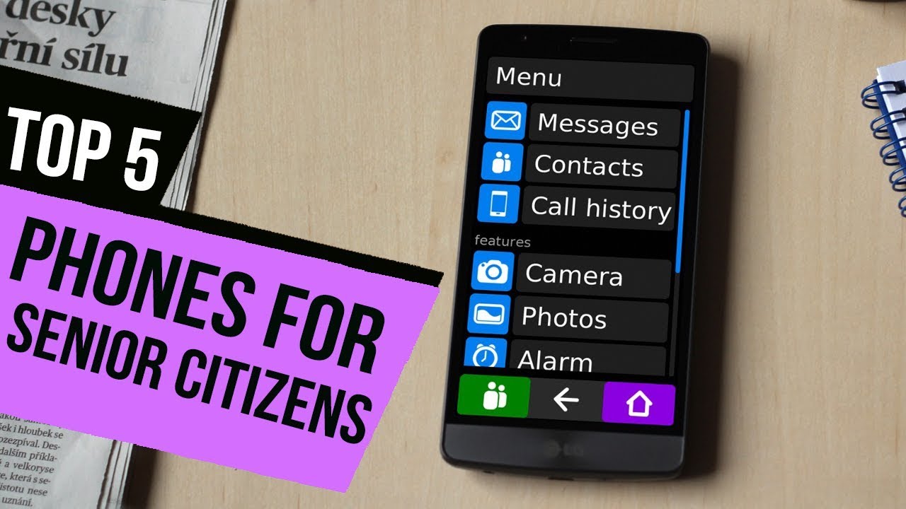 TOP 5: Phones For Senior Citizens - YouTube