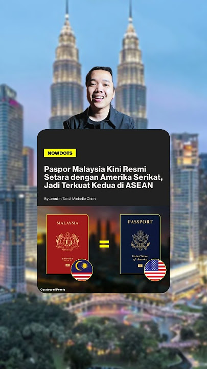 Update kini Malaysia menempati peringkat ketiga dunia dalam Global Passport Power Rank 2025 ! #gokil