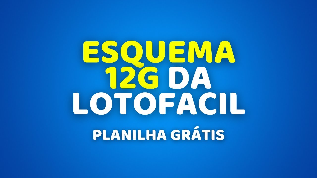 Lotofacil PLANILHA GRATIS 12G – Esquema de Pontuação Garantida!!