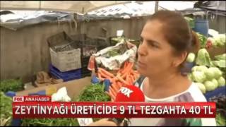 Zeytinyağının Düşen Litre Fiyatı Tüketicinin Cebine Yansımıyor