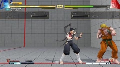 Street Fighter 5 AE: Ibuki V Trigger 2 Testing
