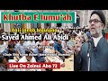 Khutba e jumuah by maulana sayed ahmed ali abidikhoja shia ishna ashari jama masjid mumbai