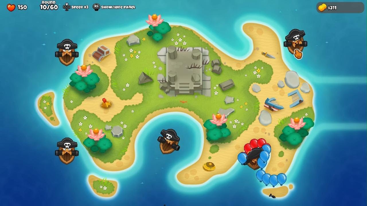 Bloons TD 6 - Lotus Island - Medium - Military Only - SUCCESS!