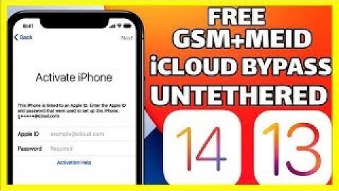 FREE Untethered iCloud SIM Bypass iOS 13 to 14 x 14 x x  For Windows — MAC