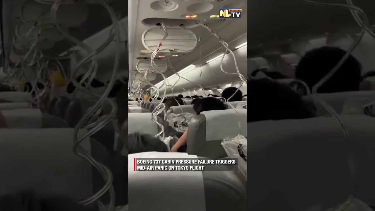 BOEING 737 CABIN PRESSURE FAILURE TRIGGERS MID AIR PANIC ON TOKYO FLIGHT