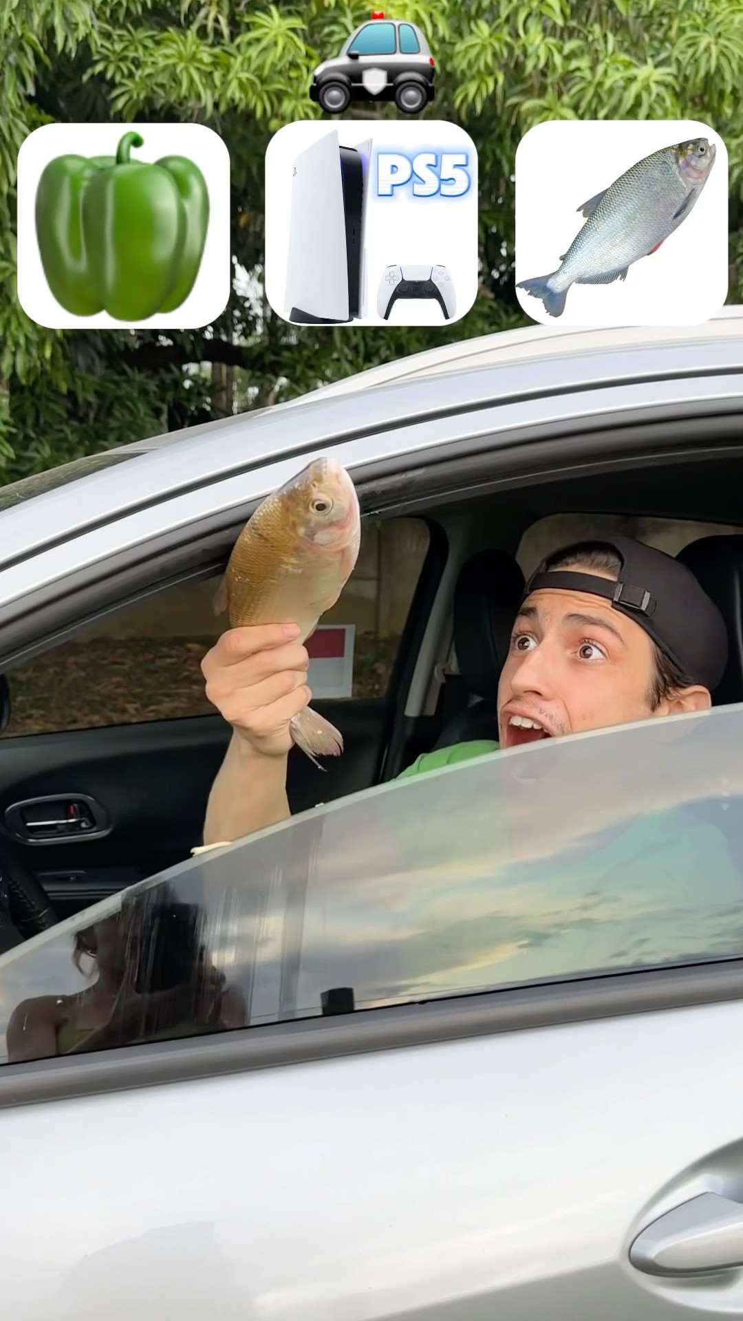 Será que o vidro vai cortar o peixe congelado?!? #shorts #challenge