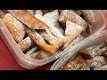 CHIACCHERE | Traditional Italian Pastry | Quick treat you can make for Christmas!! | Relaxing