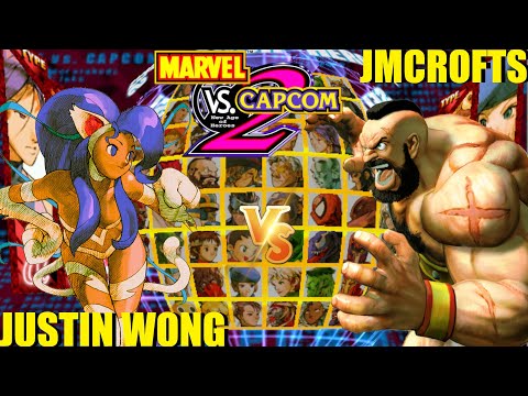 Marvel vs Capcom 2: JUSTIN WONG vs JMCROFTS