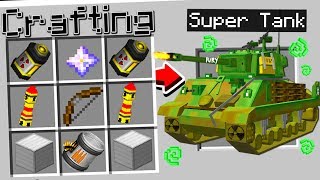 How to CRAFT a SUPER TANK in Minecraft!