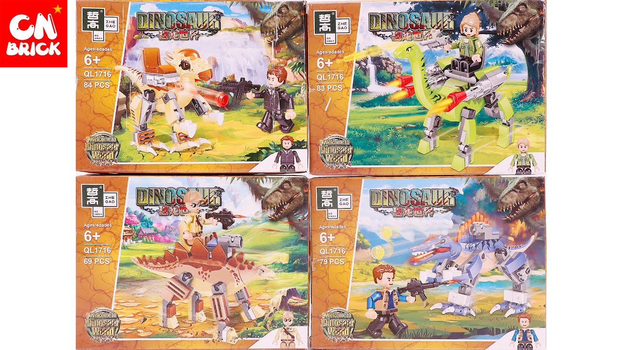 Unoffical LEGO DINOSAURS JURASSIC WORLD Zhe Gao QL1716 Unoffical