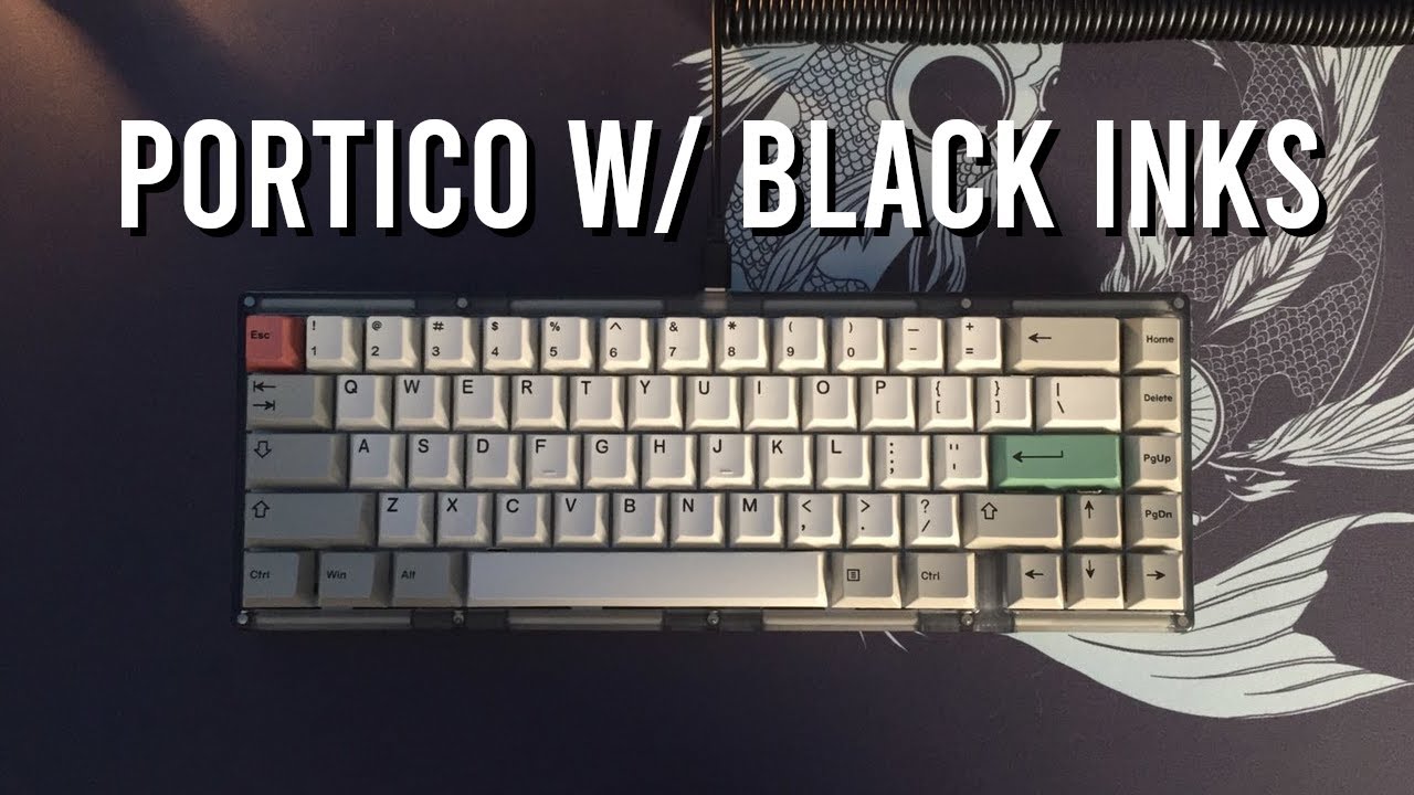 My First Custom Keyboard! | TKC Portico - Gateron Black Ink on FR4 ...