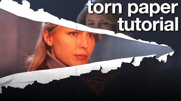 Torn Paper Transition After Effects Tutorial