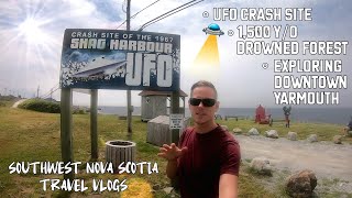 UFO Crash Site | 1,500 y/o Drowned Forest | Exploring Downtown Yarmouth | Southwest Nova Scotia