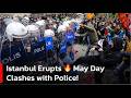 May Day Protests Turn Violent in Istanbul | Clashes Erupt Between Police &amp; Demonstrators | AC1W