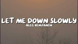 Alec Benjamin - Let Me Down Slowly (Lyrics)