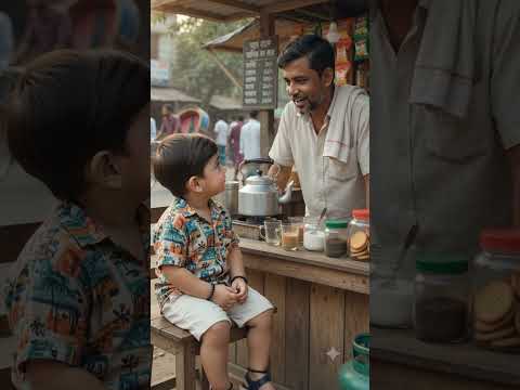 Cha Koto? 10 Taka! 😂 | Viral Kid vs Tea Seller #banglacomedy #aishorts