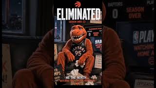 The Toronto Raptors are officially Eliminated from the 2026 NBA playoffs #funny