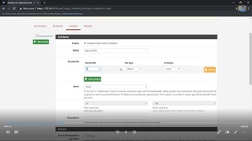pfsense 2.4.4 - Download and Upload Bandwidth Limiter