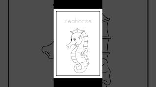 Coloring book - Ocean themed