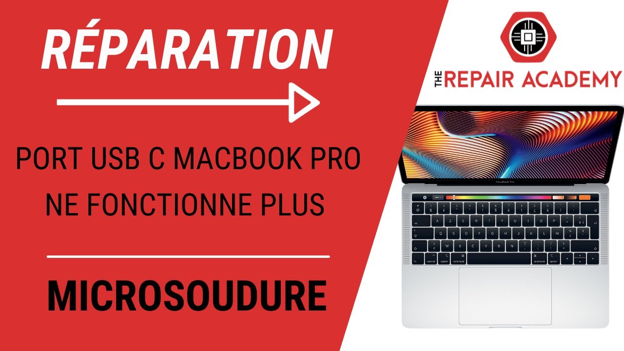 💻⚡REPARER UN MACBOOK PRO QUI NE DEMARRE PLUS A1989 Port USB C Oxydé Chargeur bloqué à 5V