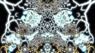 White and Gold Fractal Morph 4K VJ Loop Animated Motion Background Wallpaper Screensaver