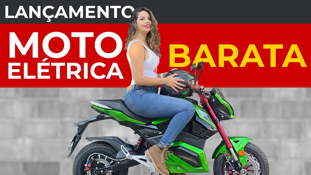 MOTO ELÉTRICA BARATA R$0,02/KM  TESTEI A MOTO ELÉTRICA ZX DA WAYY