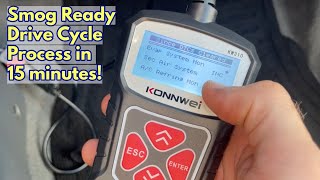 Make your car smog ready in 15 minutes  I/M Readiness Drive Cycle Procedure