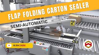 Famous WIN-WIN PACK Semi-Automatic Flap Folding Carton Sealer - 10-15 Cartons/Min #casesealer #cartonsealer Profile