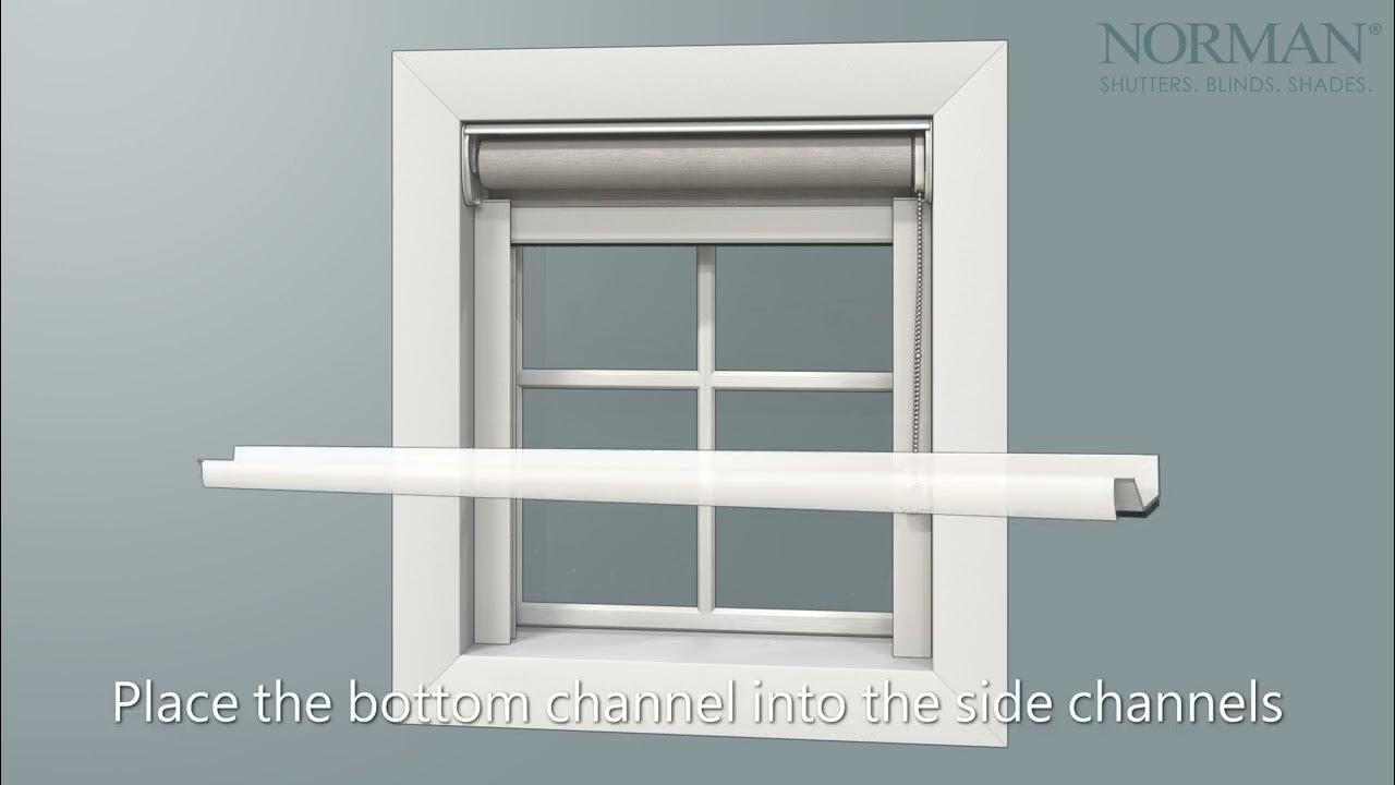 Norman® Soluna™ Roller Shades with LightGuard 360™ Installation