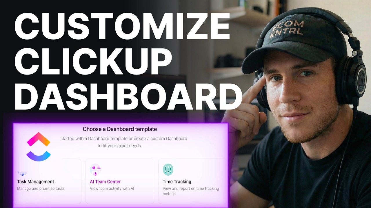 How To Customize Dashboard In ClickUp (2026) | Dashboard Settings - YouTube