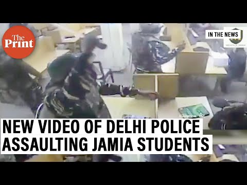 New video shows Delhi police & paramilitary personnel attacking Jamia students