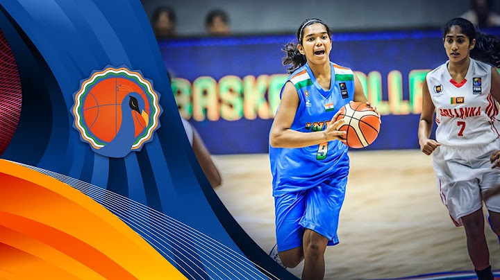 Sri Lanka v India - Full Game - FIBA U16 Women's Asian Championship 2017 - DIV B