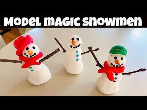 Model Magic Snowmen 