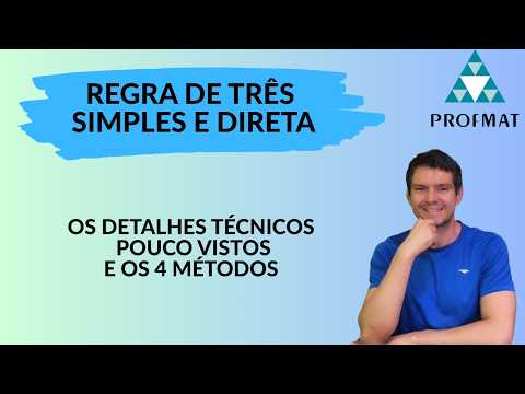PROFMAT - 02 - Simple and direct rule of three