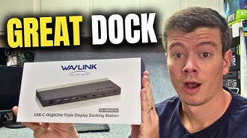 WAVLINK USB C Docking Station: 100W Triple Monitor Hub for Windows Laptops