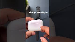 AirPods can be charged with Samsung Watch 4’s Charger || shorts viral