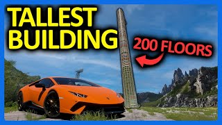 Forza Horizon 5 : Climbing The TALLEST Building!! (FH5 Drift Tower)