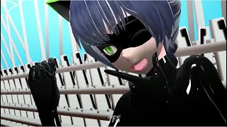 Mister bag &amp; Lady Noir ~ [ MMD - It Burns! Burns! Burns! ]