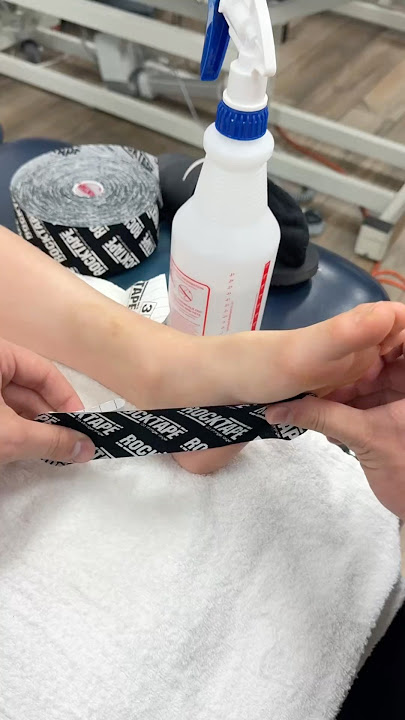 How to recover from ankle sprain? #recovery #physicaltherapy #taping