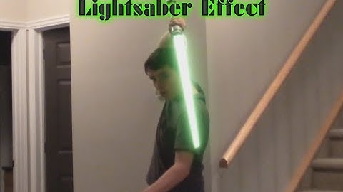 Lightsaber Effect on After Effects Tutorial!