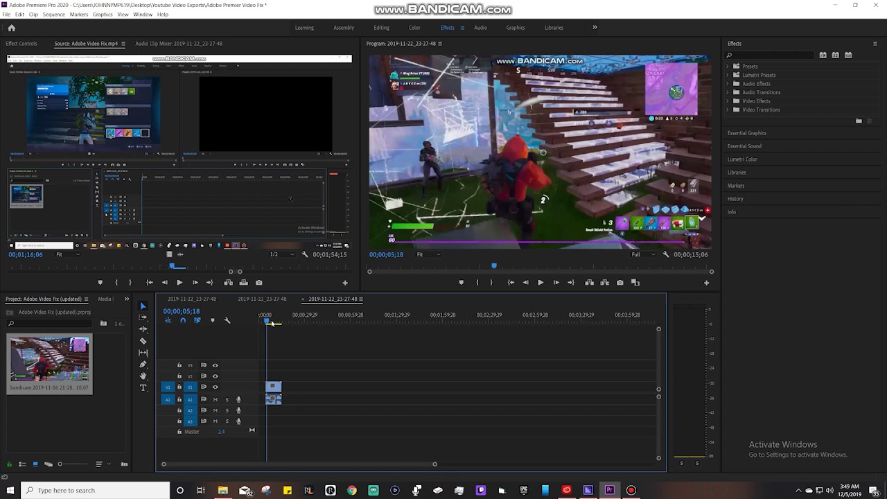 QUICK FIX for VIDEO NOT SHOWING on ADOBE PREMIER PRO 2020 Timeline ...