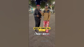 Might Be FUNNIEST One😂💰😳 #trending #funny #youtube #interview #shorts #fyp #publicinterview