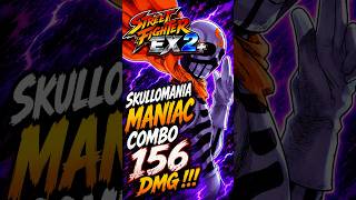 Street Fighter EX2+ Skullomania Maniac Combo 156 Damage